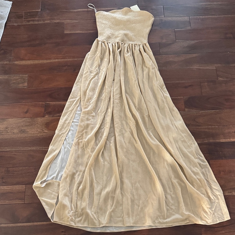 Ramy Brook Gold Sparkle Dress